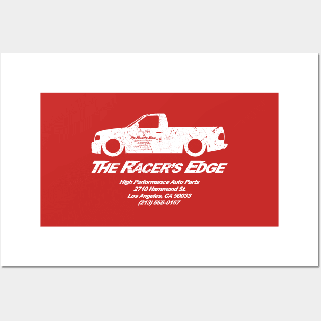 The Racer's Edge Classic V1 (Grunged) Wall Art by TonieTee